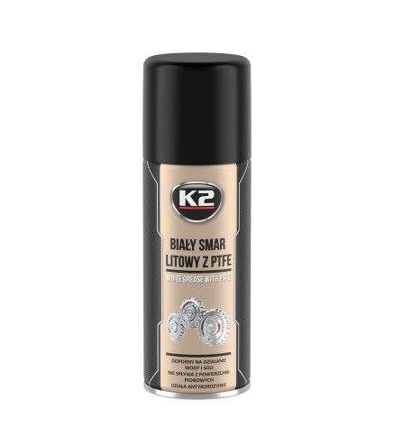 K2 BIAŁY SMAR Z PTFE 400ML