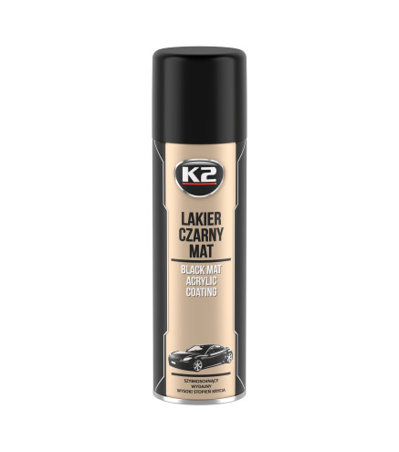 K2 LAKIER CZARNY MAT 500 ML