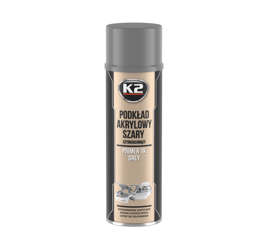 K2 SZYBKOSCHNĄCY AKRYLOWY PODKŁAD SZARY 500 ML
