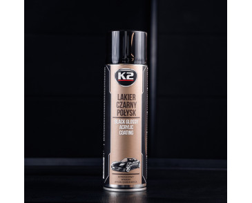 K2 LAKIER AKRYLOWY CZARNY POŁYSK 500 ML