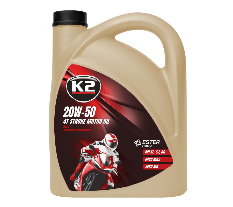 K2 20W-50 4T STROKE MOTOR OIL  4L