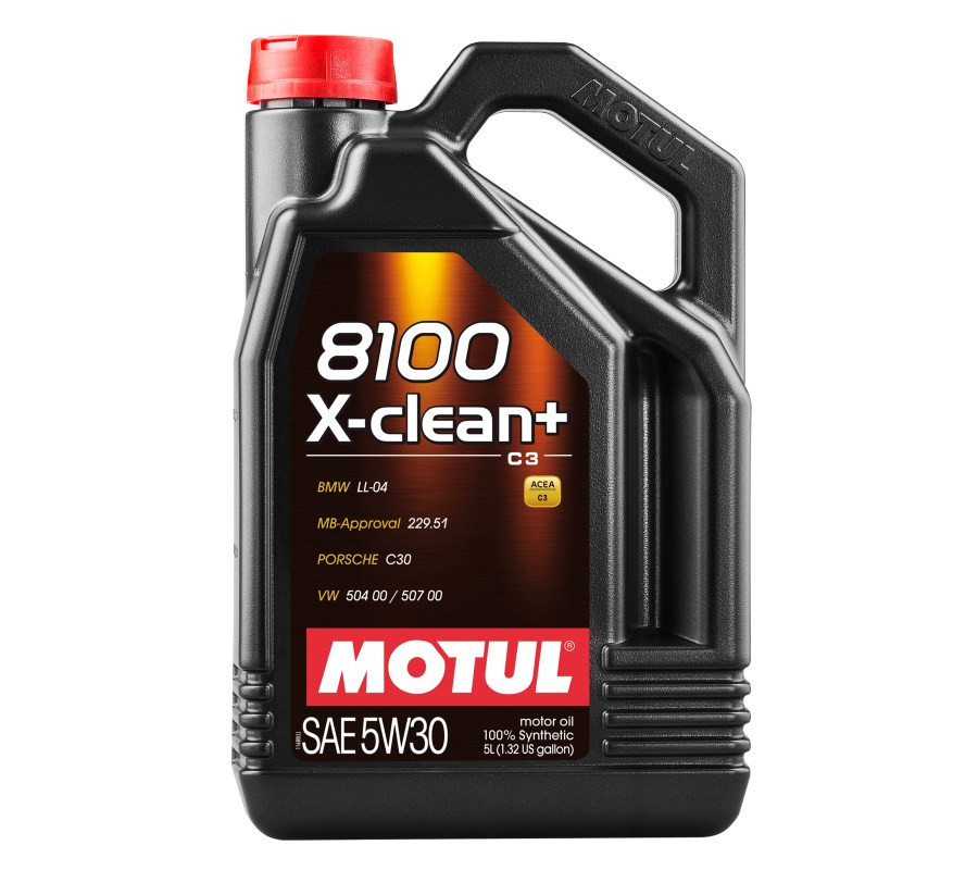 OLEJ MOTUL 5W30 5L 8100 X-CLEAN+ / C3 / 504.00 507.00 / 229.51 / LL04 / C30