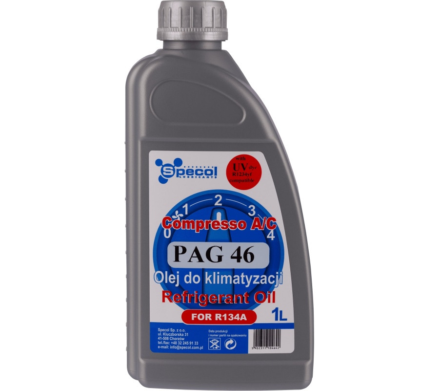 OLEJ DO KLIMATYZACJI SPECOL COMPRESSO PAG 46 1L UV / R134A