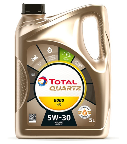OLEJ TOTAL QUARTZ 5W30 5L 9000 NFC A5/B5 / SL/CF / WSSM2C 913 D / STJLR.03.5003