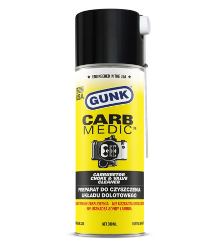 ŚRODEK DO CZYSZCZENIA UKŁ. DOLOTOWEGO/PRZEPUSTNIC 354G/380ML SPRAY CARB MEDIC / GUNK
