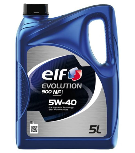 OLEJ ELF 5W40 5L EVOLUTION 900 NF / A3/B4 / SL/CF / 502.00 505.00 / 229.3