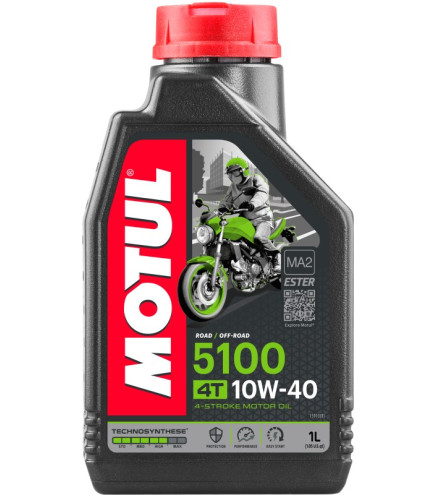 OLEJ MOTUL 10W40 1L 5100 4T / MOTOCYKLE