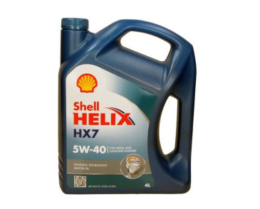 OLEJ SHELL 5W40 4L HX7 A3/B4 / SN / 502.00 505.00 / 229.3 / 9.55535-M2 / RN0710