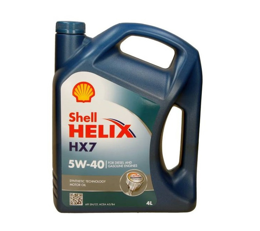 OLEJ SHELL 5W40 4L HX7 A3/B4 / SN / 502.00 505.00 / 229.3 / 9.55535-M2 / RN0710