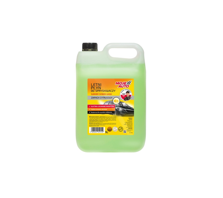 PŁYN DO SPRYSKIWACZY 5L LETNI / SUMMER SCREEN WASH