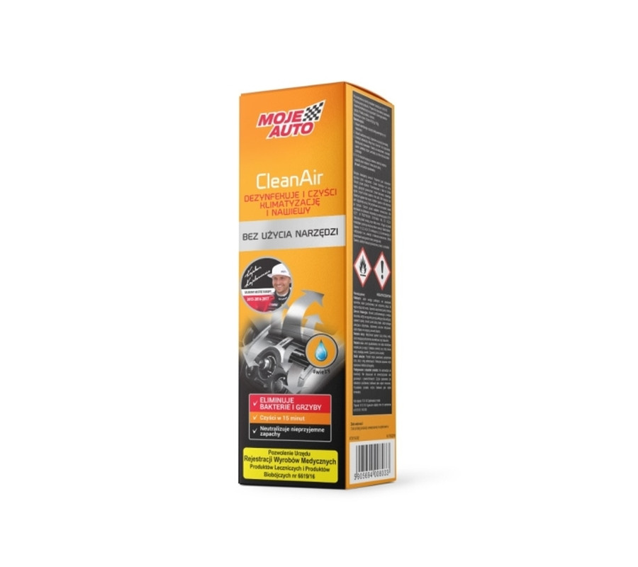 ŚRODEK BIOBÓJCZY DO CZYSZCZENIA KLIMATYZACJI CLEAN AIR FRESH 150ML / GRANAT PKUIW 20.20.14.0