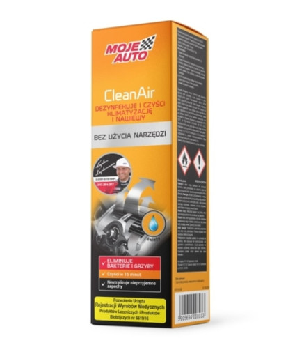 ŚRODEK BIOBÓJCZY DO CZYSZCZENIA KLIMATYZACJI CLEAN AIR FRESH 150ML / GRANAT PKUIW 20.20.14.0
