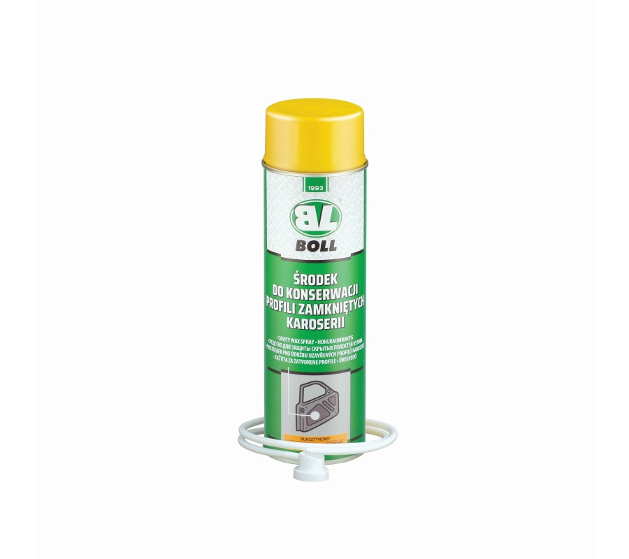 ŚRODEK DO KONSERWACJI PROFILI ZAMKNIĘTYCH SPRAY BURSZTYN 500ML / BOLL