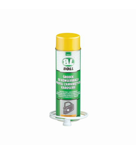 ŚRODEK DO KONSERWACJI PROFILI ZAMKNIĘTYCH SPRAY BURSZTYN 500ML / BOLL