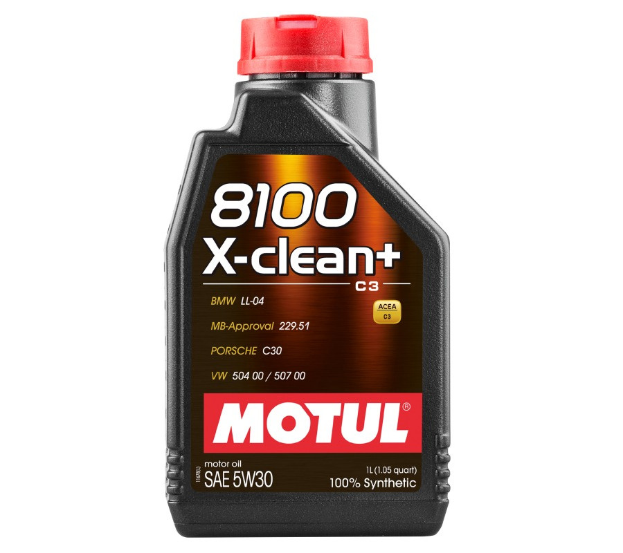 OLEJ MOTUL 5W30 1L 8100 X-CLEAN+ / C3 / 504.00 507.00 / 229.51 / LL04 / C30