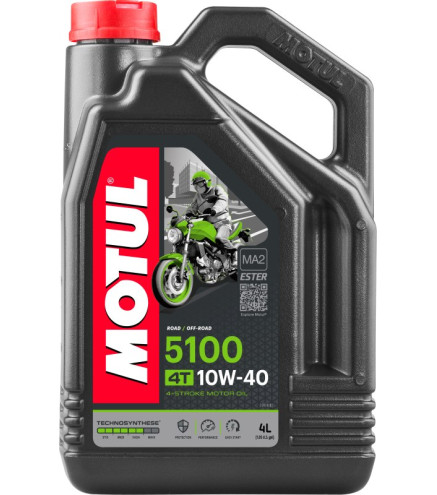 OLEJ MOTUL 10W40 4L 5100 4T / MOTOCYKLE
