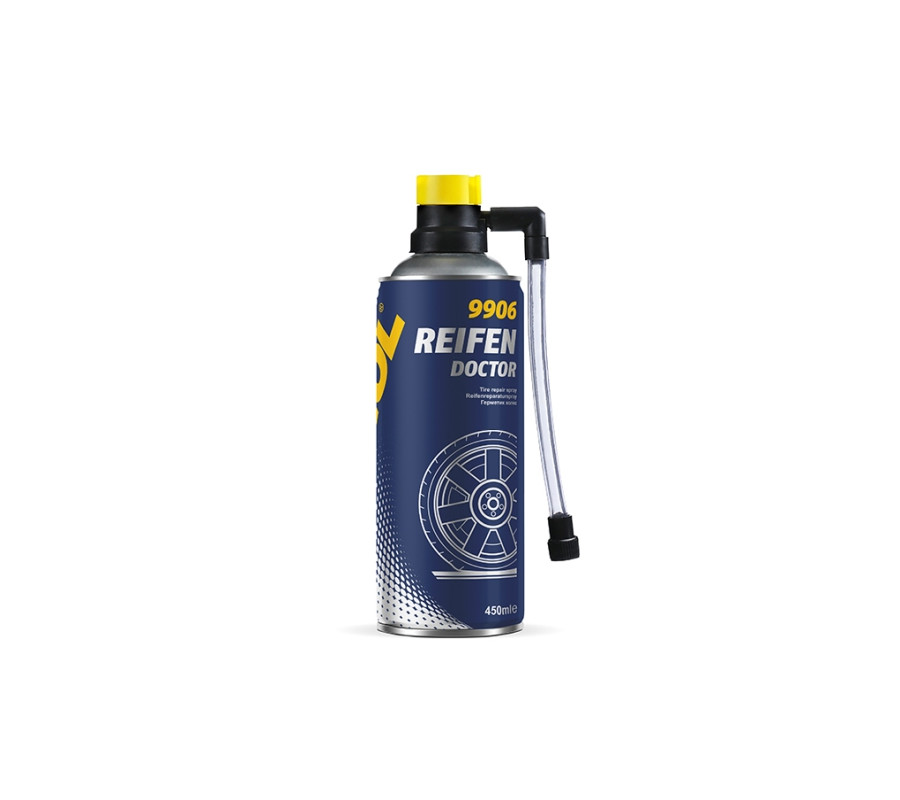 KOŁO ZAPASOWE - ŚRODEK DO USZCZELNIANIA OPON 450ML / MANNOL