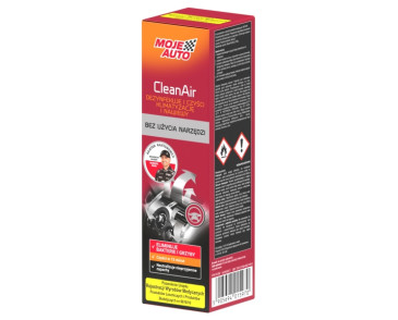 ŚRODEK BIOBÓJCZY DO CZYSZCZENIA KLIMATYZACJI CLEAN AIR NEW CAR 150ML / GRANAT PKUIW 20.20.14.0