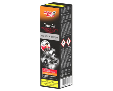 ŚRODEK BIOBÓJCZY DO CZYSZCZENIA KLIMATYZACJI CLEAN AIR BLACK 150ML / GRANAT PKUIW 20.20.14.0