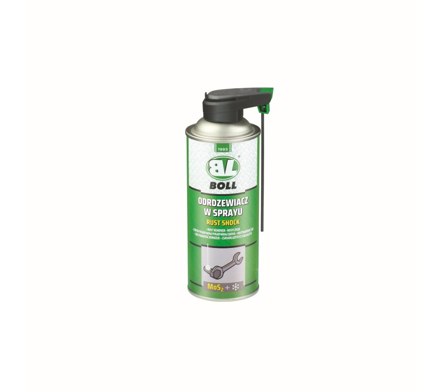 ODRDZEWIACZ 400ML RUST SHOCK W AEROZOLU ZIMNY PODMUCH Z EFEKTEM ZAMRAŻANIA -40°C / BOLL