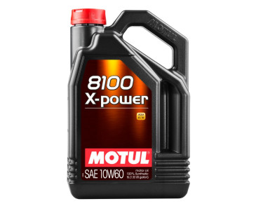 OLEJ MOTUL 10W60 5L 8100 X-POWER / SN/CF / A3/B4
