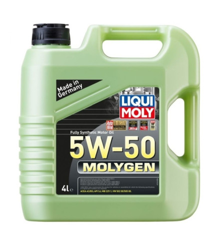OLEJ LIQUI MOLY 5W50 4L MOLYGEN SJ/CF / 229.1 / 502.00 505.00
