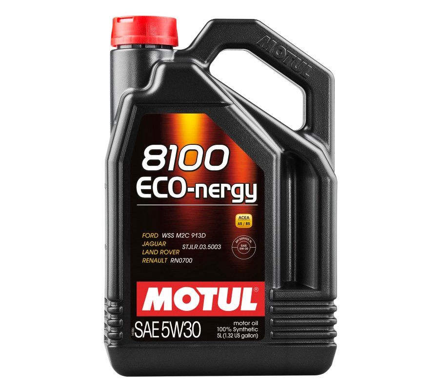 OLEJ MOTUL 5W30 5L 8100 ECO NERGY SL/CF / A5/B5 / WSS M2C 913D / RN0700 / STJLR.03.5003 / HONDA / VOLVO