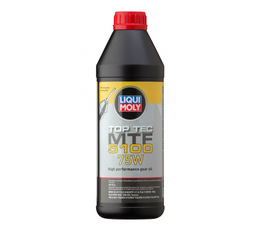 OLEJ LIQUI MOLY 75W 1L TOP TEC 5100 GL4 / VW G 052 178 / WSS-M2C 200-D2