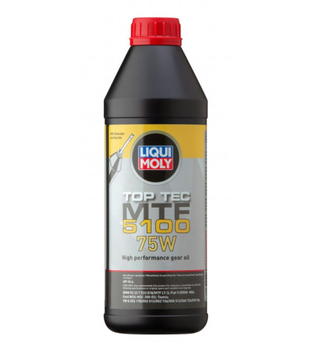 OLEJ LIQUI MOLY 75W 1L TOP TEC 5100 GL4 / VW G 052 178 / WSS-M2C 200-D2