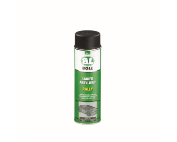LAKIER AKRYLOWY 500ML W AEROZOLU MATOWY RALLY CZARNY / BOLL