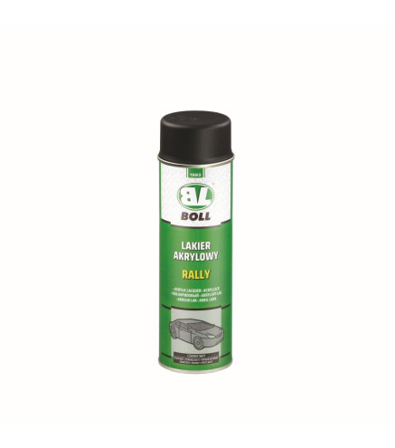 LAKIER AKRYLOWY 500ML W AEROZOLU MATOWY RALLY CZARNY / BOLL