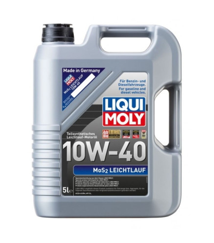 OLEJ LIQUI MOLY 10W40 5L MOS2 LEICHTLAUF SUPER