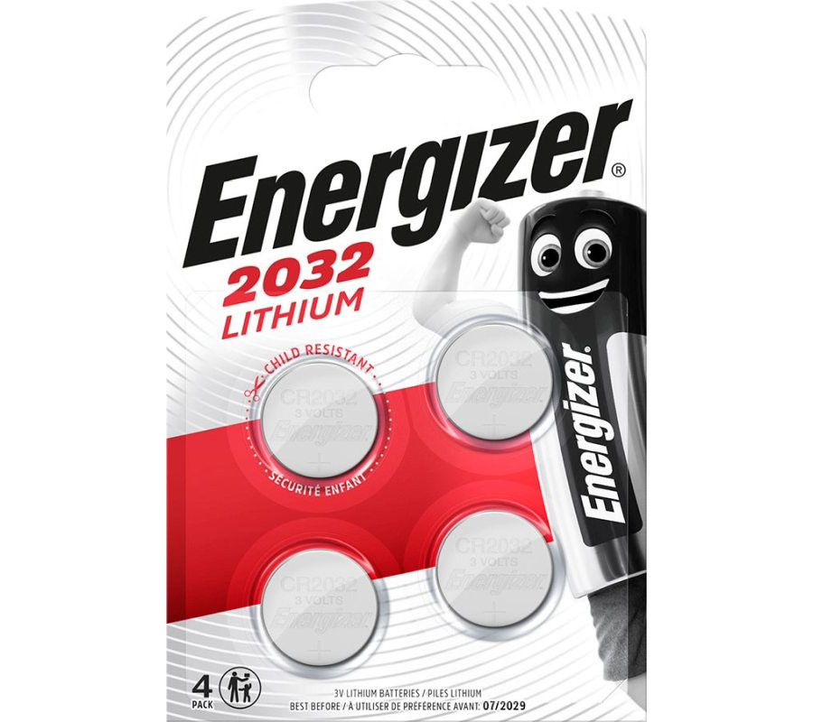 BATERIA SPECJALISTYCZNA LITOWA CR2032 BLISTER 4 SZT.