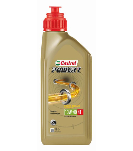 OLEJ CASTROL 10W40 1L POWER 1 4T / MOTOCYKLE