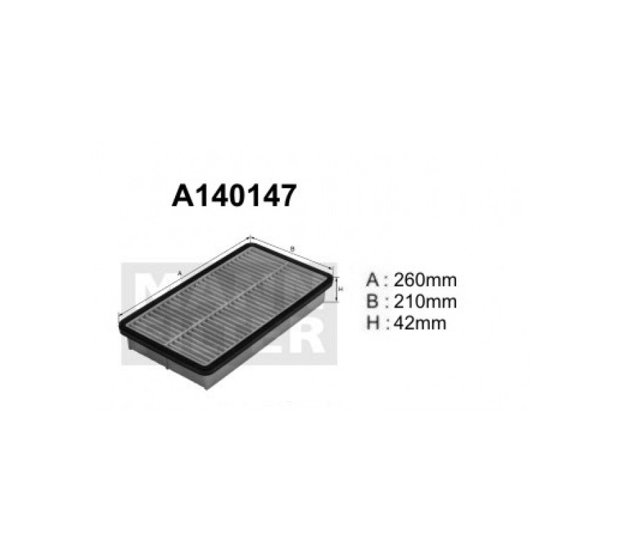 A140147 Filtr powietrza Denckermann