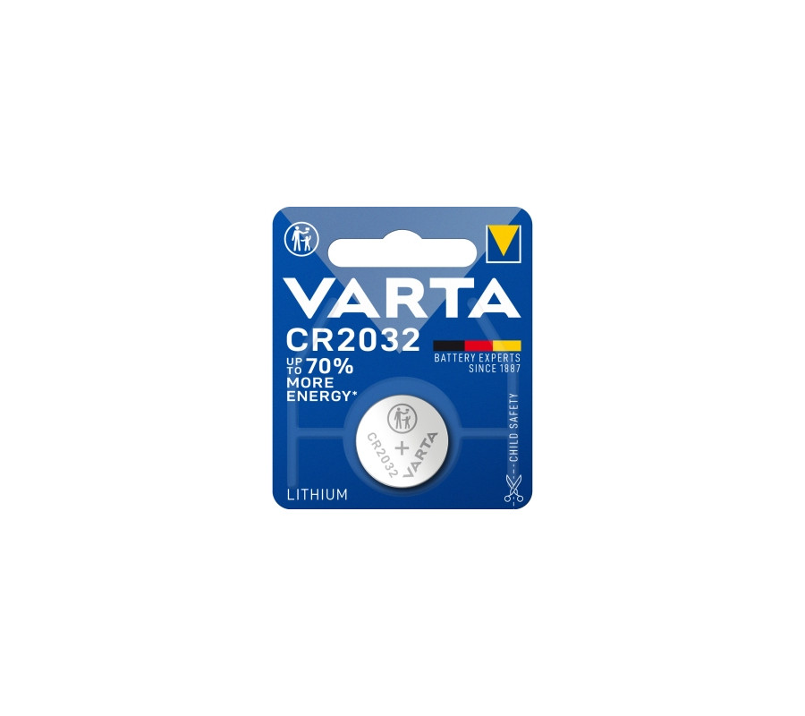BATERIA PROFESSIONAL ELECTRONIC CR 2032 BLISTER 1 SZT. (CENA ZA SZT/SPRZEDAŻ W WIELOKROTNOŚCI 10 SZT.)
