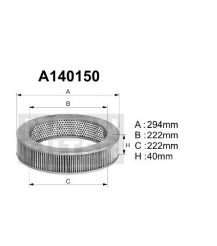 A140150 Filtr powietrza Denckermann