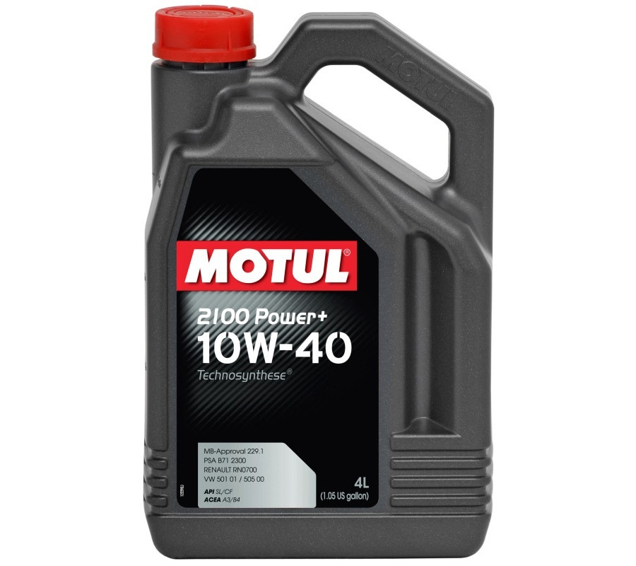 OLEJ MOTUL 10W40 4L 2100 POWER+ / 501.00 505.00 / 229.1 / PSA B71 2300 / RN 0700