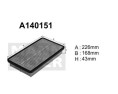A140151 (AP167) Filtr powietrzaDENCKERMANN