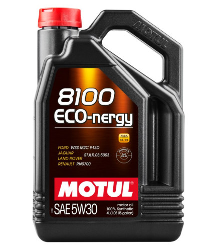 OLEJ MOTUL 5W30 4L 8100 ECO NERGY SL/CF / A5/B5 / WSS M2C 913D / RN0700 / STJLR.03.5003 / HONDA / VOLVO