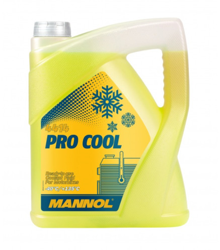PŁYN DO CHŁODNIC MOTO. PROCOOL -40°C/+135°C 5L / MANNOL