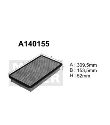 A140155 Filtr powietrza Denckermann