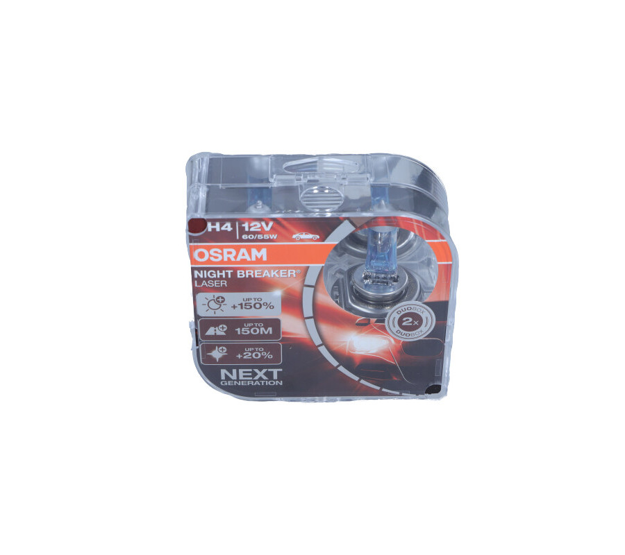 ŻARÓWKA H7 12V/55W PX26D +150% NIGHT BREAKER LASER DUO BOX