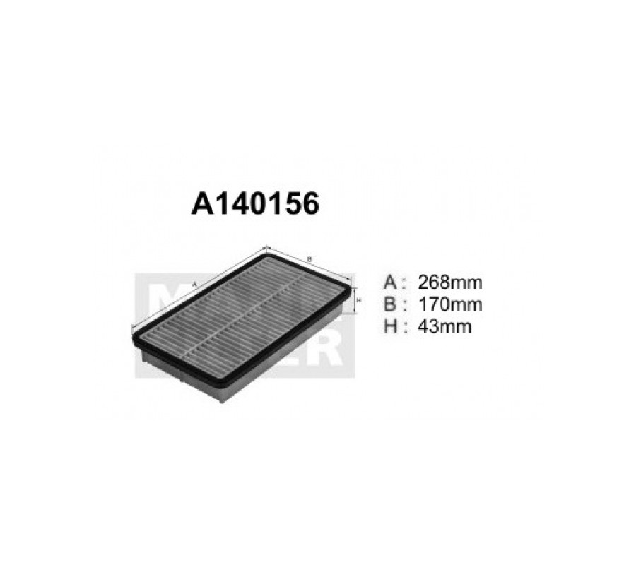 A140156 Filtr powietrza Denckermann