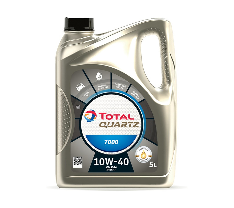 OLEJ TOTAL QUARTZ 10W40 5L 7000 A3/B4 / SN/CF / B71 2300/2294 / 229.1 / 501.01 505.00 / 9.55535-G2