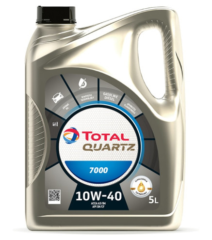 OLEJ TOTAL QUARTZ 10W40 5L 7000 A3/B4 / SN/CF / B71 2300/2294 / 229.1 / 501.01 505.00 / 9.55535-G2