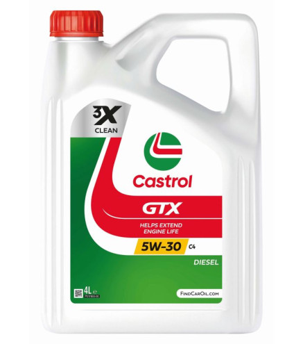 OLEJ CASTROL 5W30 4L GTX C4 / RN0720 / 229.31 226.51