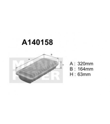 A140158 (AP142/6) Filtr powietrzaDENCKERMANN