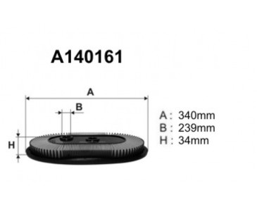 A140161 Filtr powietrza Denckermann