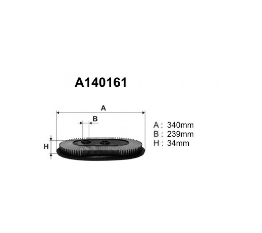 A140161 Filtr powietrza Denckermann